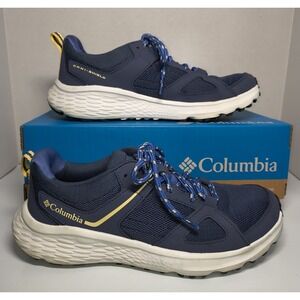 Columbia Women's Sz 7.5 Wide Novo Trail‎ Sneakers Hiking Walking Shoes Navy Blue